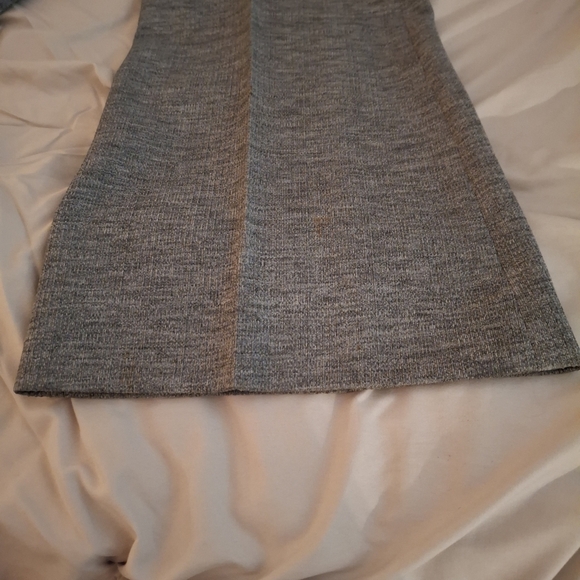 Harburt Gray Textured Women's Flare Leg Pants - Picture 5 of 9